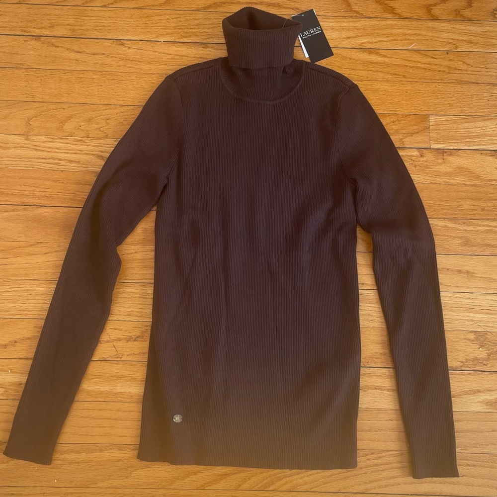 Ralph Lauren chocolate brown turtleneck